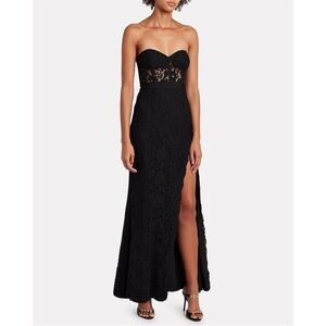 Fame & Partners Black Lace Mariposa Dress Size 8
